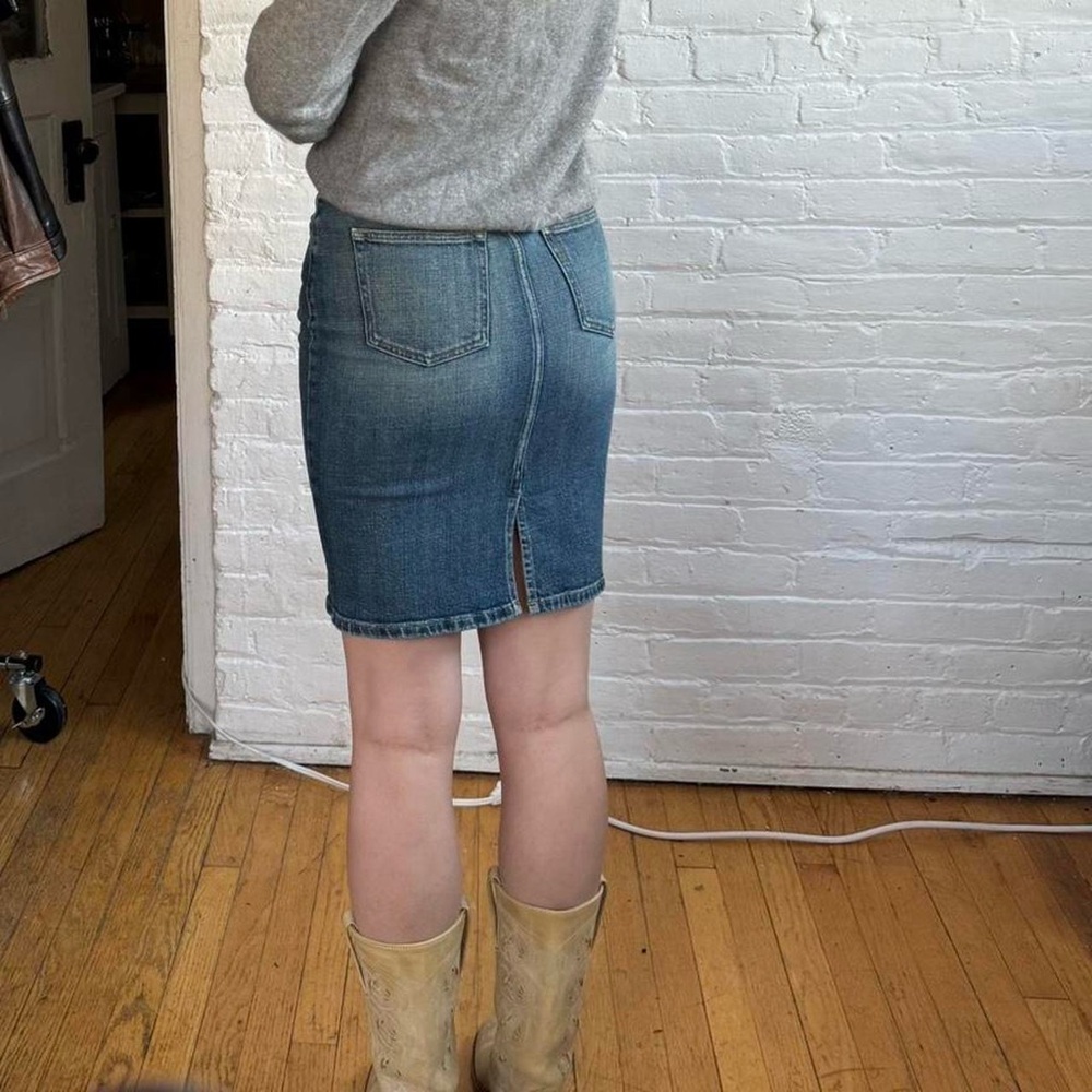 Vintage Y2K Ralph Lauren Midi Denim Skirt - Picture 4 of 6